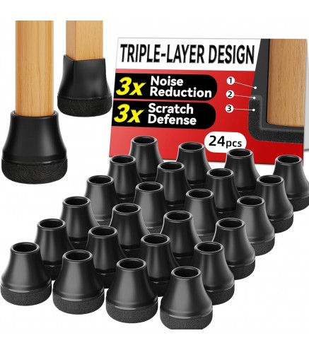 Chair Leg Floor Protectors for Hardwood Floors