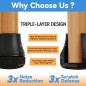 Chair Leg Floor Protectors for Hardwood Floors