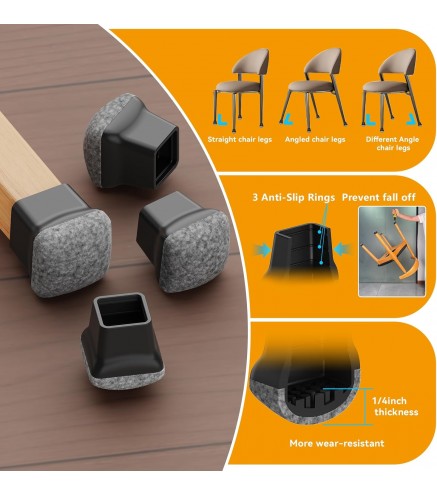 Chair Leg Floor Protectors for Hardwood Floor