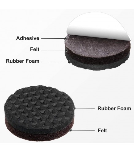 Non Slip Furniture Pads -56 pcs