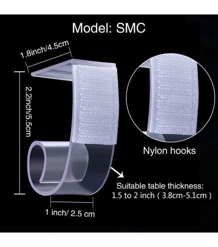 25 Pieces Table Skirting Clips SMC Model Plastic Tablecloth Clips