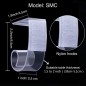 25 Pieces Table Skirting Clips SMC Model Plastic Tablecloth Clips