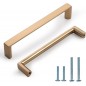 Cabinet Pulls Square Champagne Bronze