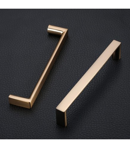 Cabinet Pulls Square Champagne Bronze