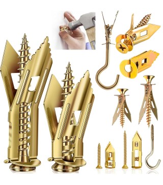 Self Drilling Drywall Anchors with Screws Kit