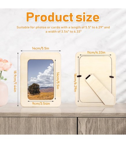 Wooden Picture Frames for Crafts