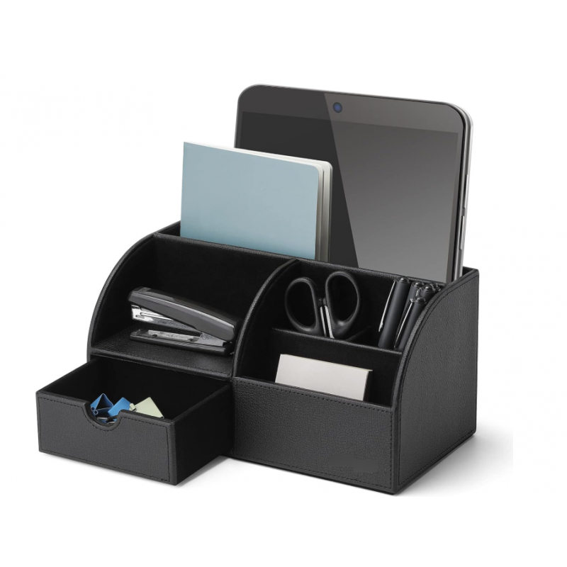 Office Desk Organizer Leather Desktop