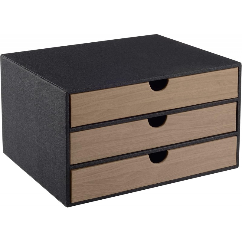 Fashion Multicolor Collocation Leather Desk Organizer File Cabinet