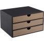 Fashion Multicolor Collocation Leather Desk Organizer File Cabinet