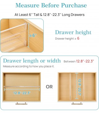 Tall Upgrade Drawer Dividers for Big
