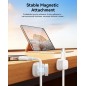 6-Pack Magnetic Cable Clips Cord Organizer-Cables Smooth Adjustable