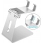Adjustable Cell Phone Stand, Aluminum Desktop Cellphone Stand