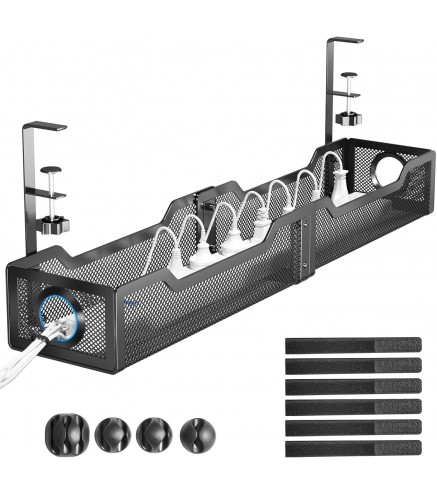 [Upgraded] Extra Large Under Desk Cable Management