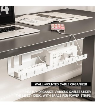 Under Desk Cable Management Tray Wires Organizer