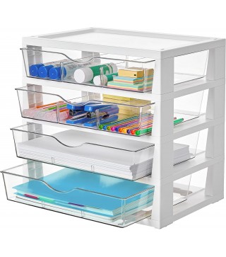 Clear Desk Organizer