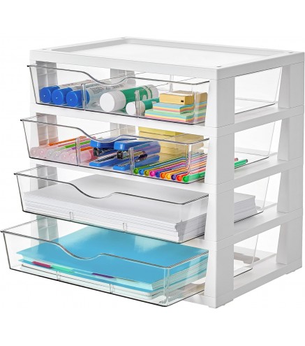 Clear Desk Organizer