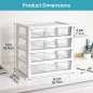 Clear Desk Organizer