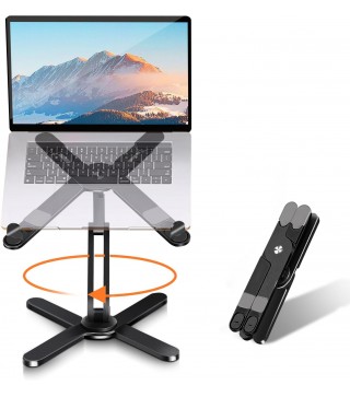Laptop Stand with 360 Rotating Base