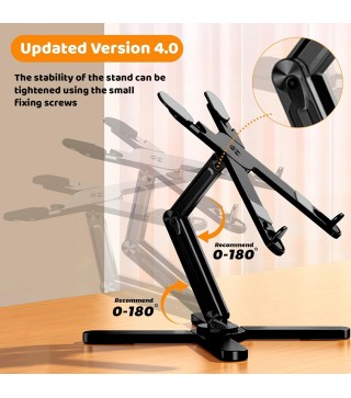 Laptop Stand with 360 Rotating Base