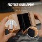 Adjustable Dual Vertical Laptop Stand for Desk