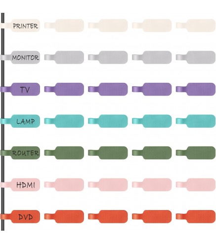 Trilancer Cable Cord Labels Large Size