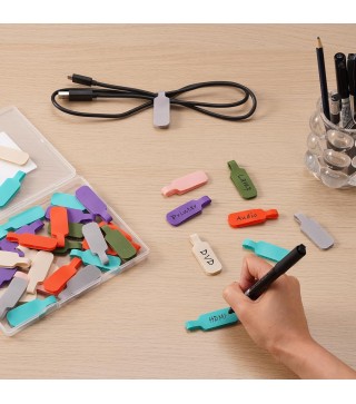 Trilancer Cable Cord Labels Large Size