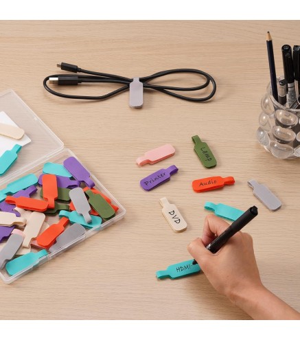 Trilancer Cable Cord Labels Large Size