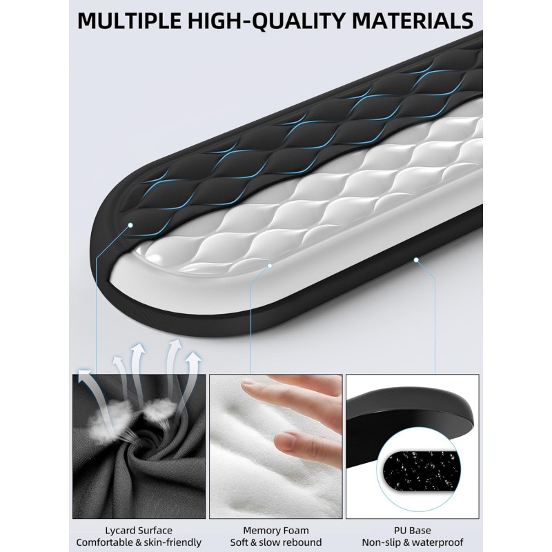 Upgraded Wider Wrist Rest Set