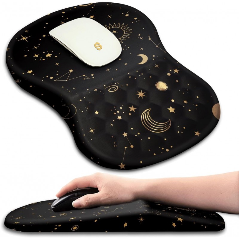 Ergonomic Mouse Pad with Wrist Rest Support