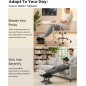 Truly Infinite Height Adjustable Footrest