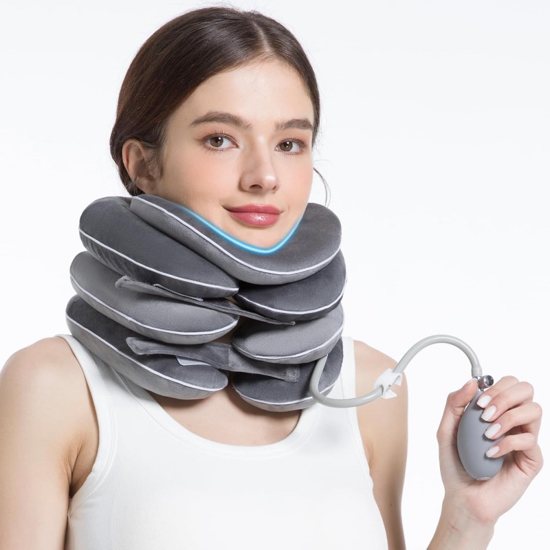 Portable Cervical Traction Device for Instant Neck Pain Relief