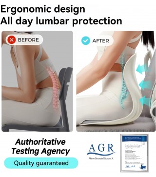 Seat Cushion Chair Ergonomic Office Chair Cushions Lumbar Support