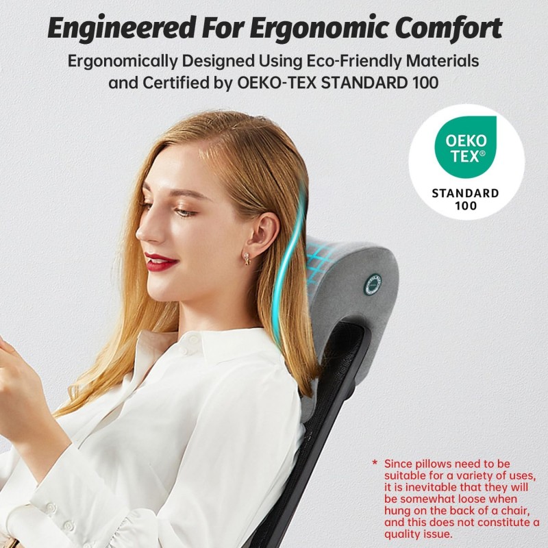 Headrest Office Chair Neck Pillow Ergonomic Memory Foam Desk Pillow