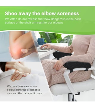 Chair Ergonomic Armrest Cooling Gel Pads