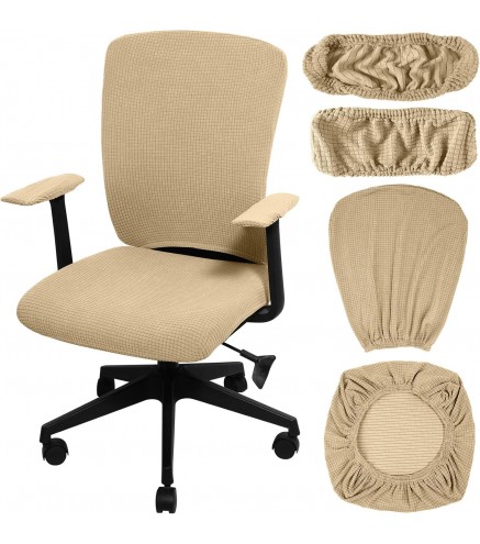 Tallew 4 Pcs Office Chair Covers Set Computer Universal
