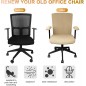 Tallew 4 Pcs Office Chair Covers Set Computer Universal