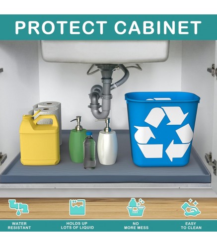 Waterproof Silicone Under Sink Mat