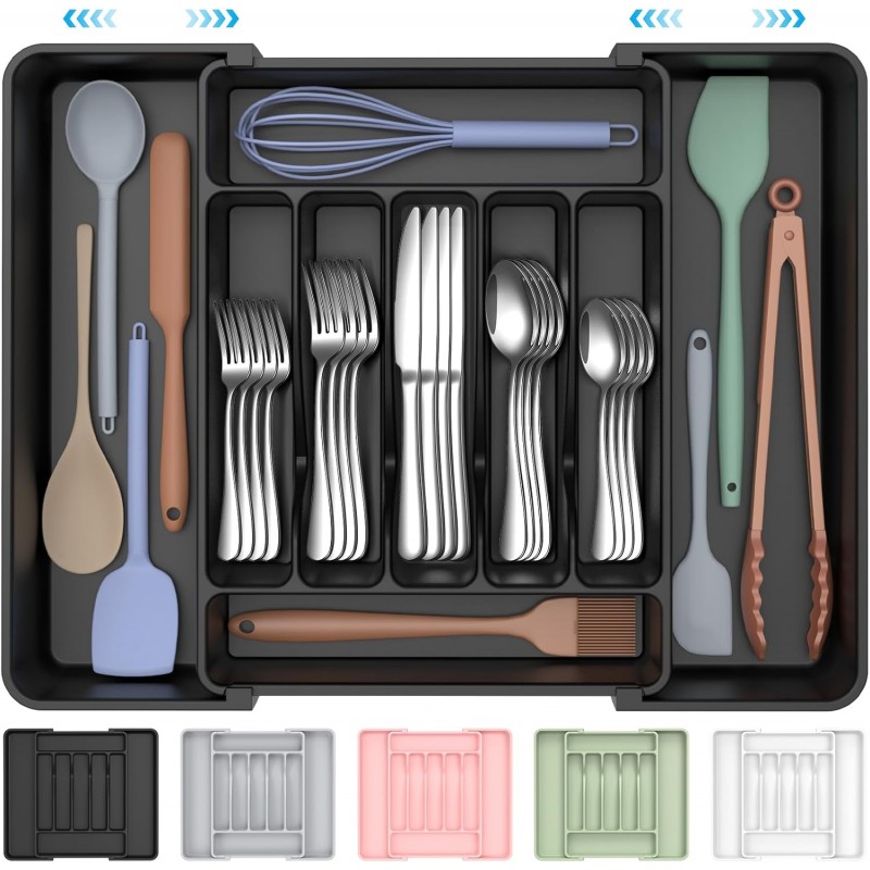 Extra Large Expandable Silverware Organizer