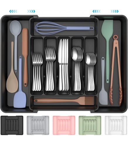 Extra Large Expandable Silverware Organizer