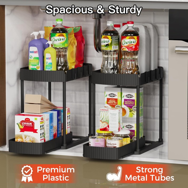 Multi-Purpose Pull-Out Storage Organizers