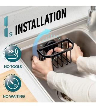 Sponge Holder with Strong Suction Cup,