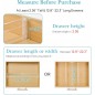 Drawer Dividers with Expandable Inserts
