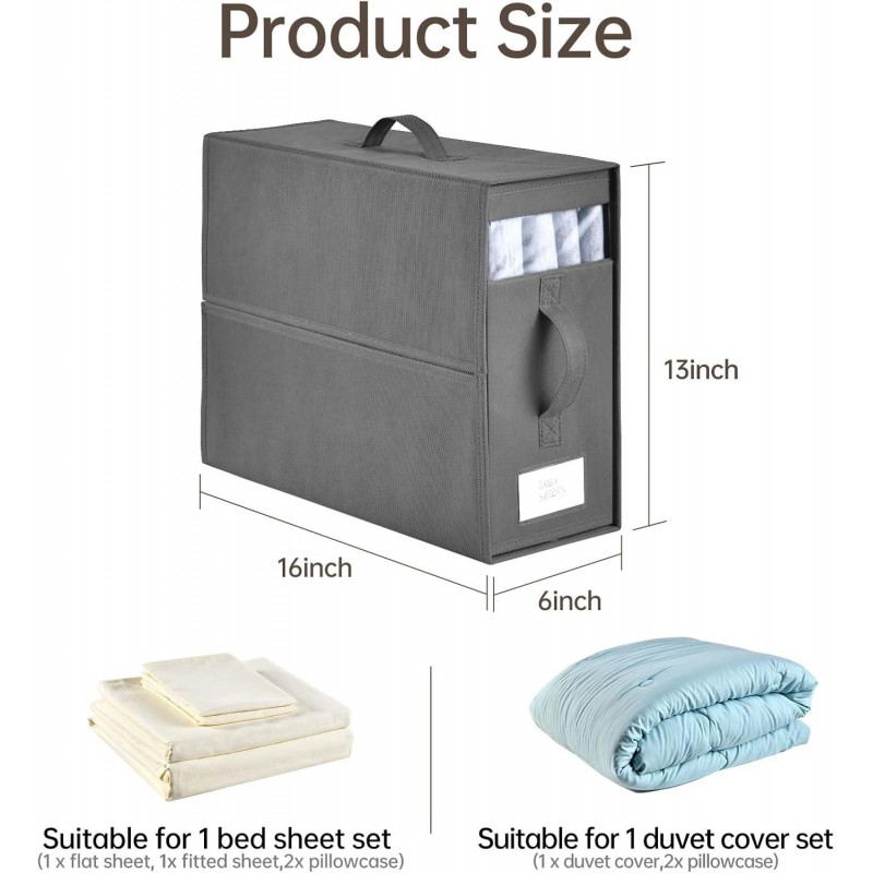Bed Sheet Organizers and Storage