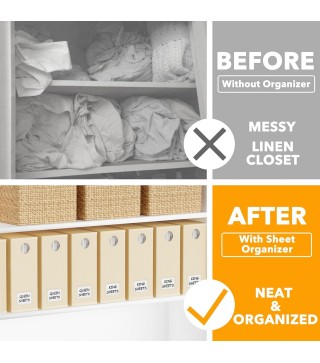 Bed Sheet Organizers and Storage