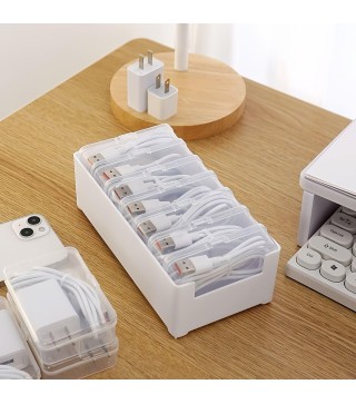 Cable Storage Box with Cable Straps