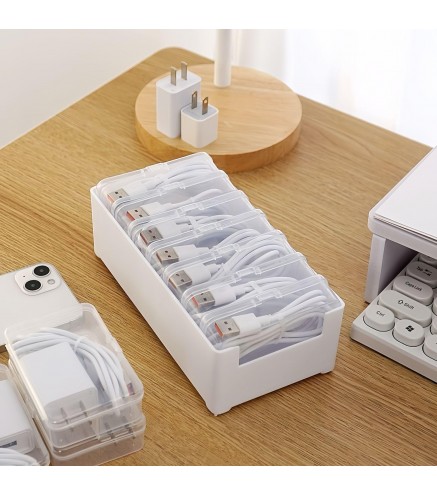 Cable Storage Box with Cable Straps