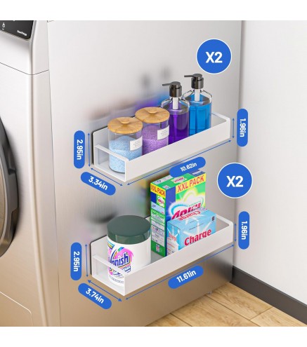 4 Pack Magnetic Laundry Organizer