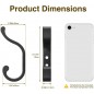 Coat Hooks Wall Mount for Hanging
