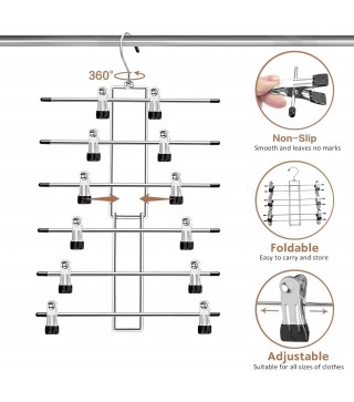 Pants Hangers with Clips