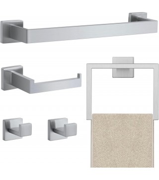 5 Piece Bathroom Towel Bar Set